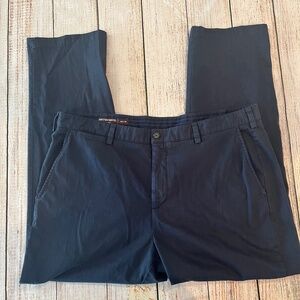 Johnston & Murphy Men’s Washed Chinos – Navy | Classic Fit, 40”Wx30”L